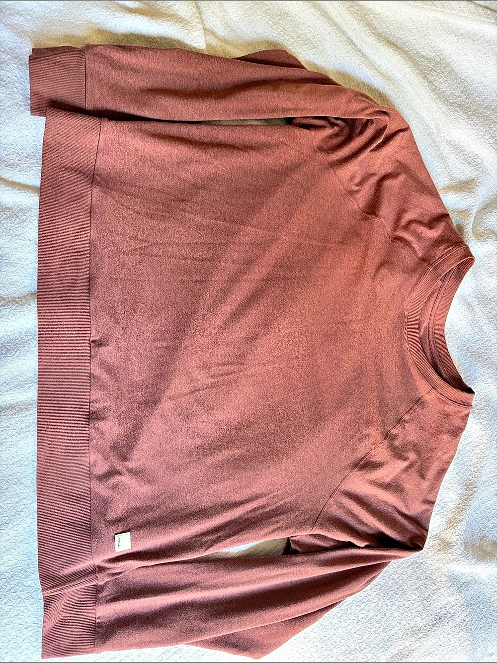 Vuori Daily Crew Brown Sweatshirt Like New